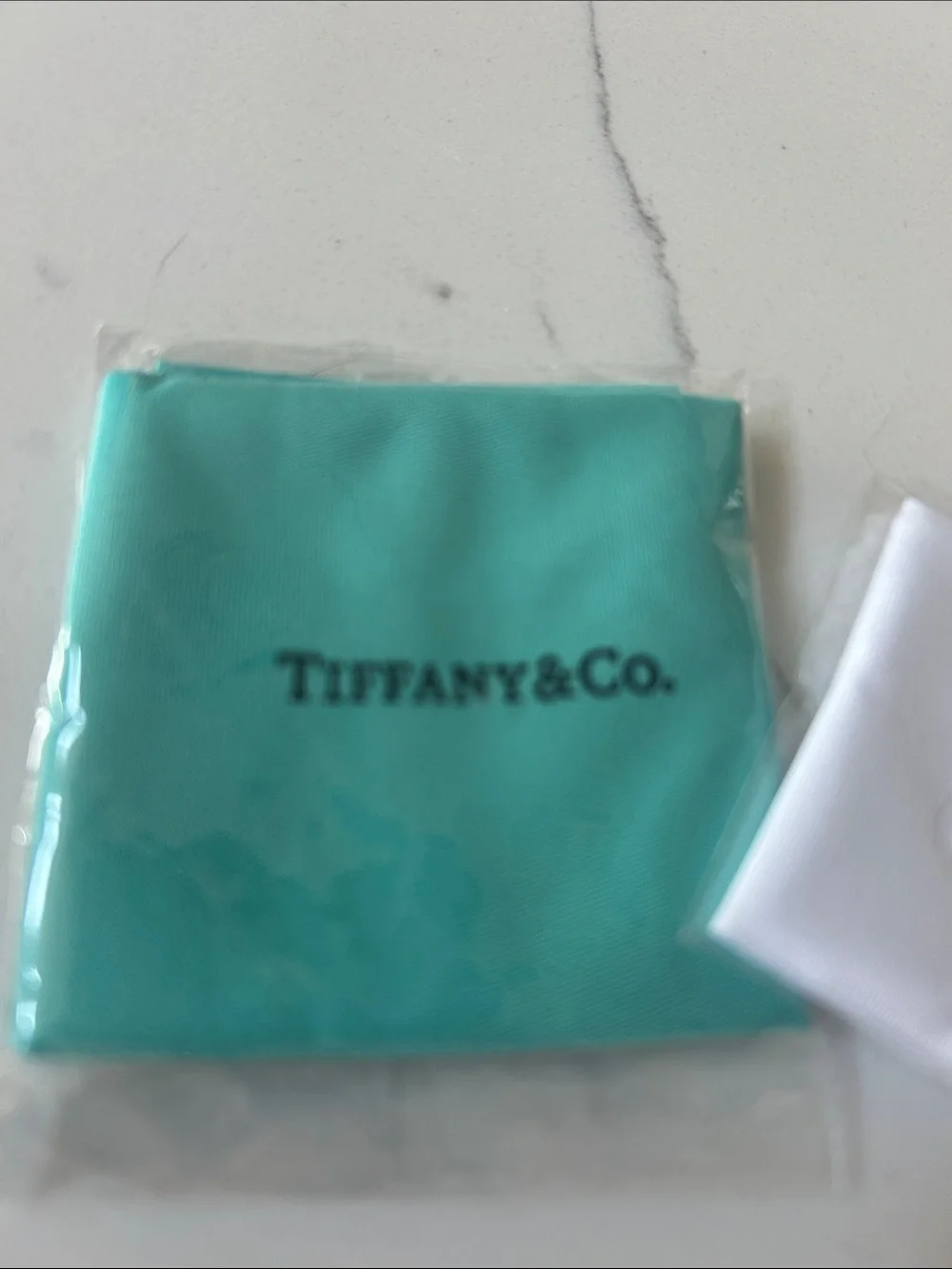 Tiffany & Co. and Chanel White and Turquoise Microfiber Sunglasses Cloths